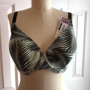 Kindly Yours Women’s Sustainable Tailored Full Coverage T-Shirt Bra 36DD Green